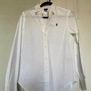 Polo Ralph Lauren NWT White Button Down Size 6